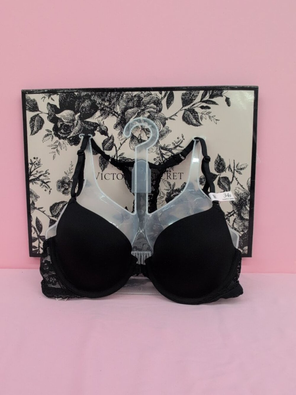Victoria's Secret Sexy Tee Smooth Lacie Lightly Lined Demi Bra 34B Black NWT